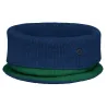 Two-tone Otxoa Green & Blue Wool Neck Warmer - Heritage by Laulhère Reference: 22591 | Chapellerie Traclet