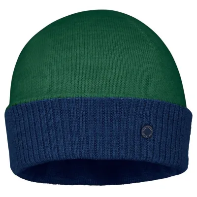 Bonnet Mendia Bicolore Laine Vert & Bleu - Laulhère  Boutique Traclet Reference : 22593| Chapellerie Traclet