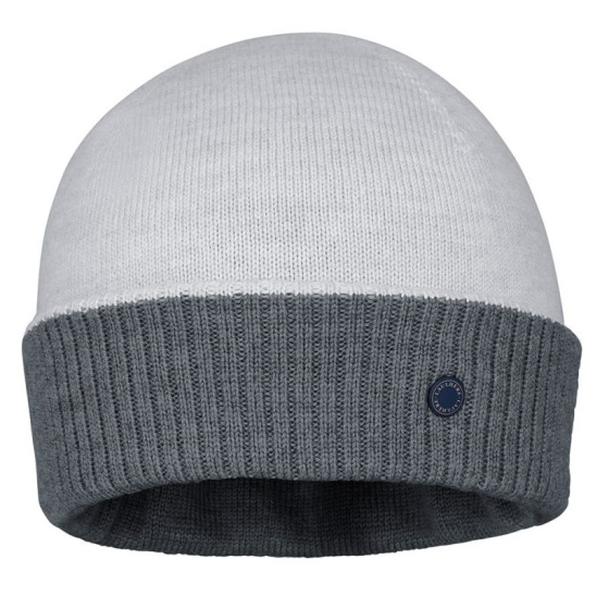 Mendia Bicolor Wool Beanie Grey - Laulhère
