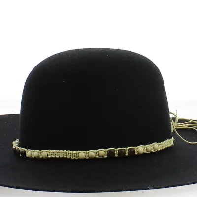 Garniture à Chapeau Perles marron et crème - Traclet - Reference : 22599 | Chapellerie Traclet