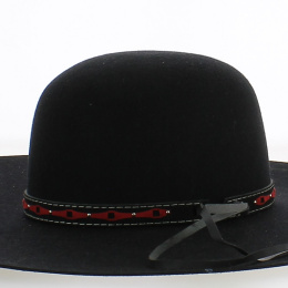 Removable Hat Trimming (red and black fancy) - Traclet