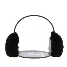 copy of Foldable Earmuffs with Beige Crochet Band - Barts