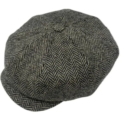 Casquette Irlandaise Carlow Laine Grise - Hanna hats
