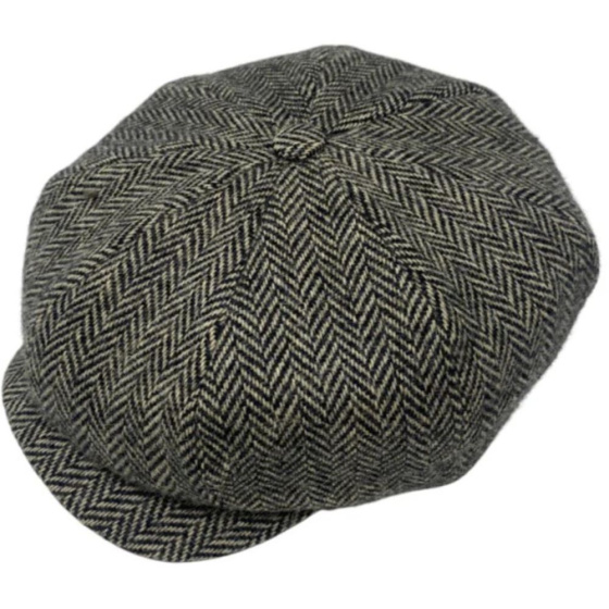 Grey Wool Irish Cap Carlow - Hanna Hats