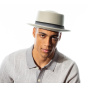 Chapeau Porkpie Klaxon Gris - Bailey