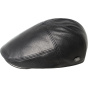 Casquette Plate Reffell Cuir Noir - Bailey