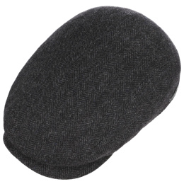 Casquette Belfast Herringbone Laine Grise - Stetson