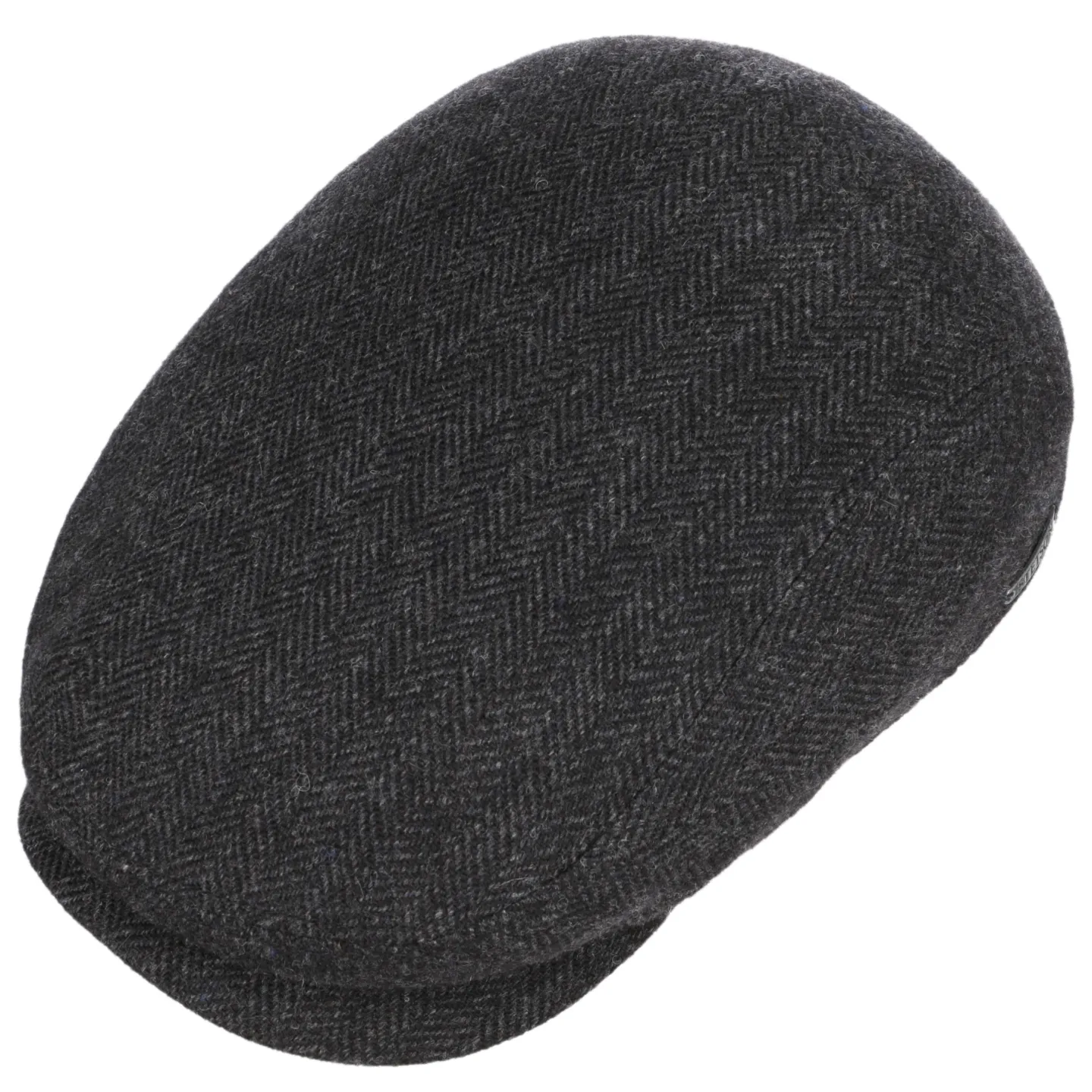 Casquette Belfast Herringbone Laine Grise - Stetson  Reference : 22628 | Chapellerie Traclet