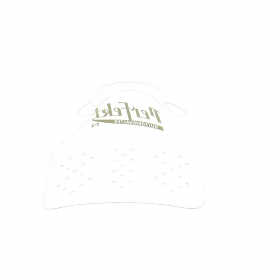 Reinforcement of cap to hat Reinforcement of cap to hat