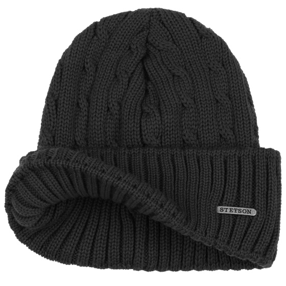 Stetson Georgia Wool Beanie in Black Stetson Georgia Wool Beanie in Black