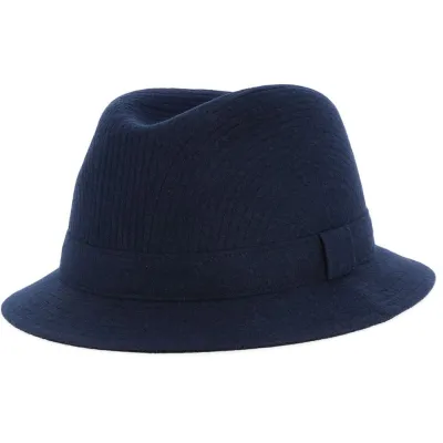English Bob Cosenza Wool & Cashmere Navy - Traclet Reference: 22639| Chapellerie Traclet