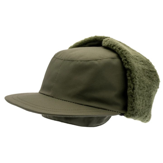 Loffe Hunter Cap with Ear Flaps Khaki - Traclet