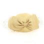 Prestige evening hat (in 4 colors pink/yellow/beige/brown) - TRACLET