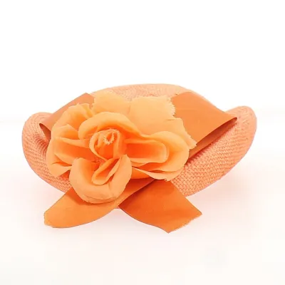Visca Tambourine EDY PARIS in salmon or black color Reference: 7933 | Chapellerie Traclet