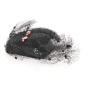 Cabaret Elegance Tambourine Black - Traclet