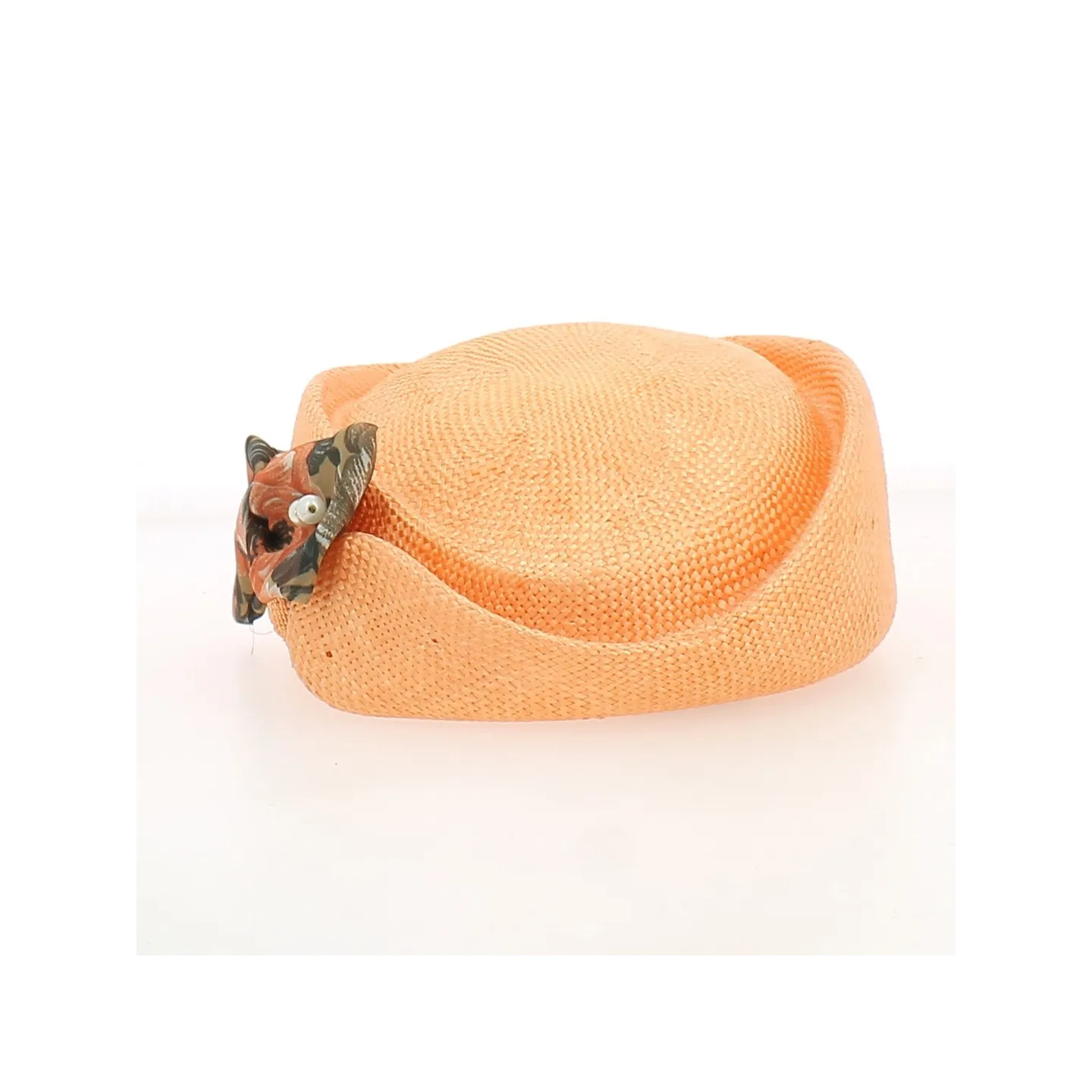 Tambourin de cérémonie saumon - Chapellerie TRACLET - France