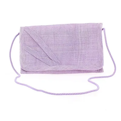 Pochette de cérémonie en paille (3 coloris : Noir/Bordeau/Naturel) - Reference : 22673| Chapellerie TRACLET