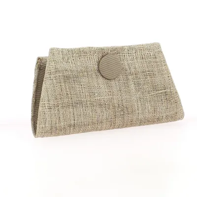 Sac format porte monnaie en paille - France- Reference : 22675| Chapellerie TRACLET