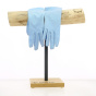 Gants en lycra brillant - Chapellerie Traclet - France bleu ciel