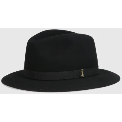 Borsalino Allegro Rain Proof Hat in Black
