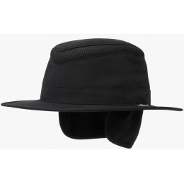 LTM5 AIRFLO® Ear Flap Hat Black UPF 50+ - Tilley