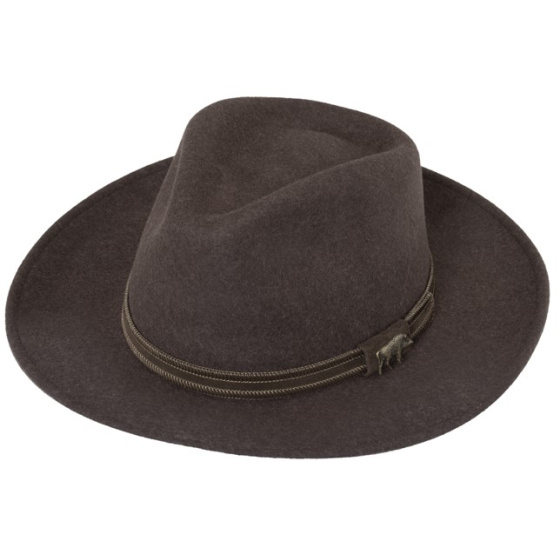 Chapeau De Chasse Sanglier Pliable & Imperméable Marron - Traclet