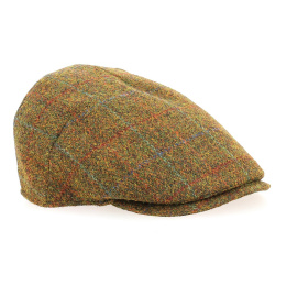 Casquette Harris Tweed Marron Rouille - Flechet
