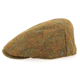 Casquette Harris Tweed Marron Rouille - Flechet