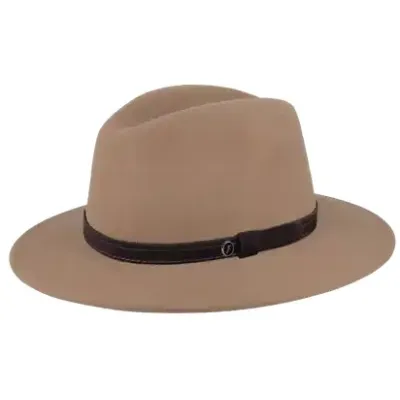 Chapeau Traveller Gianni Cache-Oreilles Feutre Castor - Fléchet