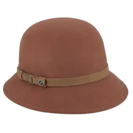 copy of Judith Black Cloche Hat in Rabbit Felt - Fléchet