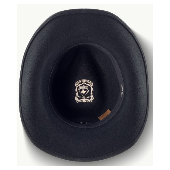 Smokey Western Felt Hat Black - Scippis