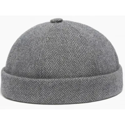 Docker Beanie Cooper Chevron Grey - Traclet Reference: 22731| Chapellerie Traclet