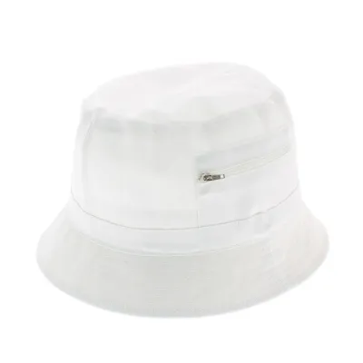 Bob blanc - chapeau tissu