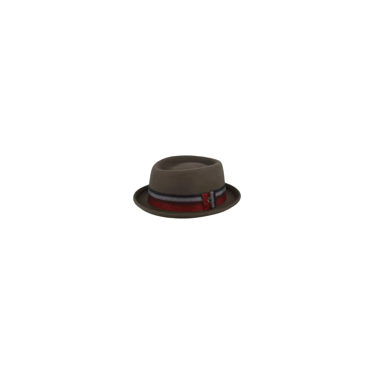 Chapeau Porkpie Crooner Feutre Taupe - Fléchet
