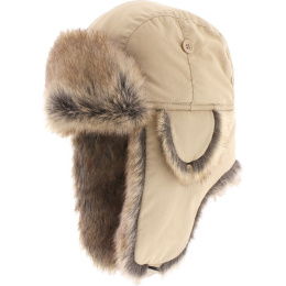 Chapka Sasha Fausse Fourrure Beige - Herman
