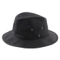 Chapeau Giovanni Coton Huilé Noir - Fléchet