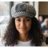 Azzurra Patchwork Newsboy Cap - Fléchet Reference: 22749| Chapellerie Traclet