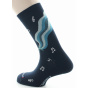 Chaussettes Hommes Musique Coton Bio Marine - DAGOBERT