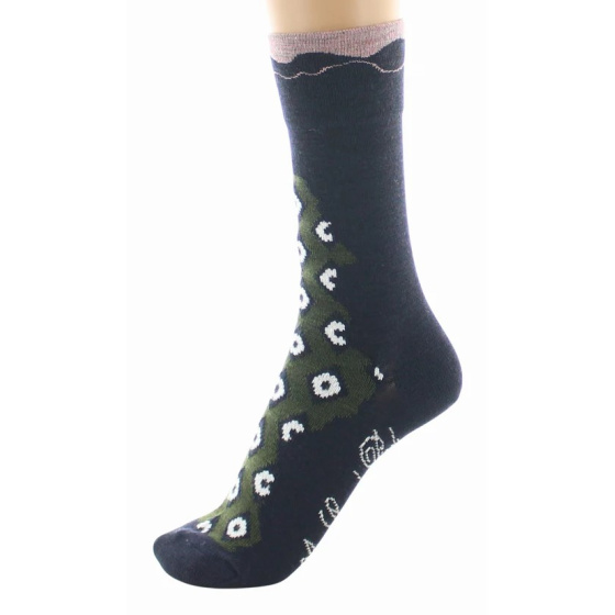 Chaussettes Femme Losanges Laine Made in France - Berthe