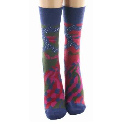 Women's Le Paon Wool Socks Made in France - Berthe Reference: 22758| Chapellerie Traclet