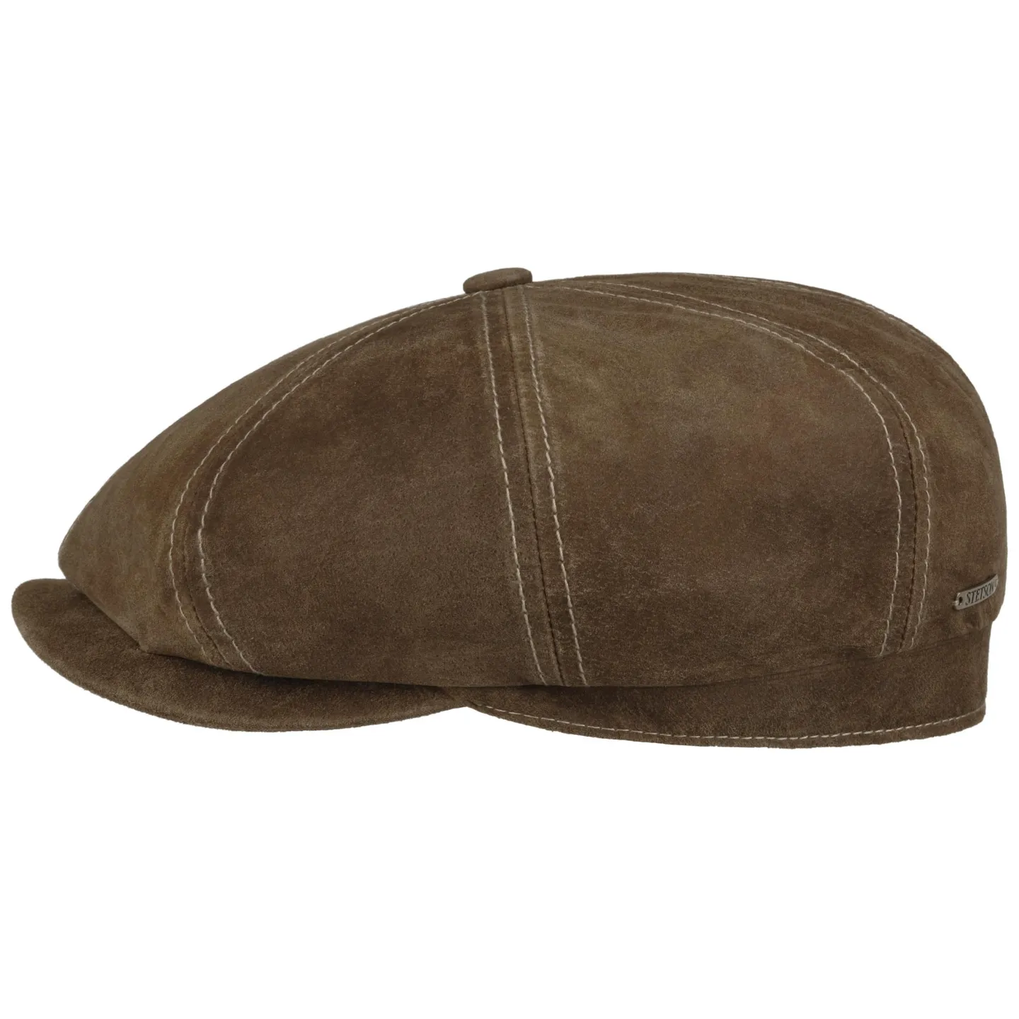 Hatteras Lombardi Cognac Leather Cap - Stetson Reference: 22762| Traclet Hat Shop