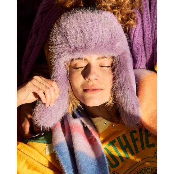 Hawka Bomber Purple Ushanka - Barts Hawka Bomber Purple Ushanka - Barts