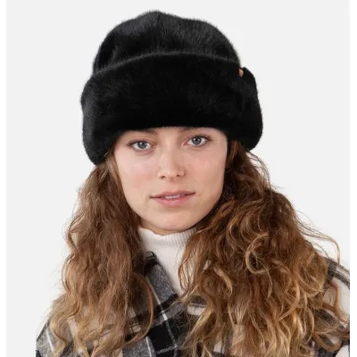Toque Cherrybush Fausse Fourrure Noire - Barts