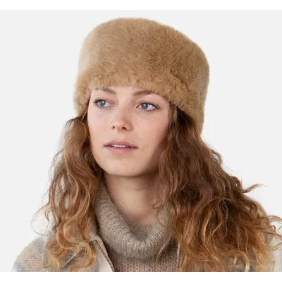 Light Brown Faux Fur Headband - Barts  Reference: 20803 | Traclet Hat Shop