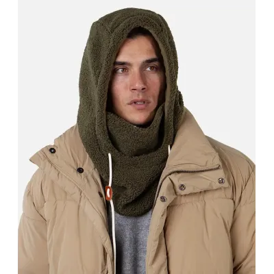 Isafjord Barts Hood - Army Polyester, Soft & Warm Fleece Reference: 22782| Chapellerie Traclet