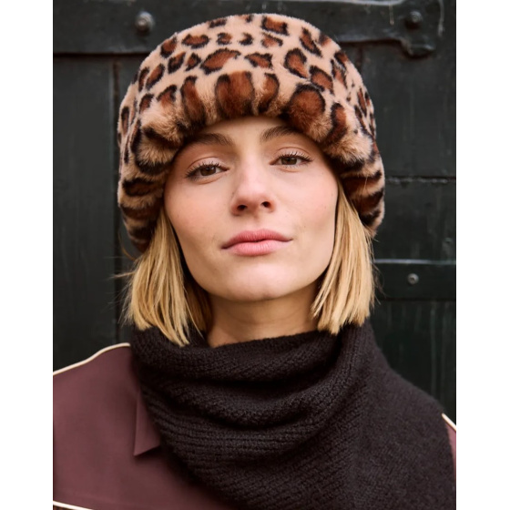 Cherrybush Faux Fur Leopard Print Hat - Barts Cherrybush Faux Fur Leopard Print Hat - Barts