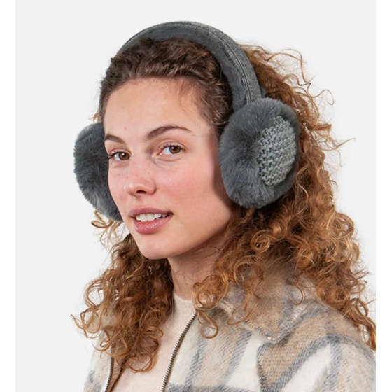 Bigwit Faux Fur Earmuffs Gray - Barts Bigwit Faux Fur Earmuffs Gray - Barts