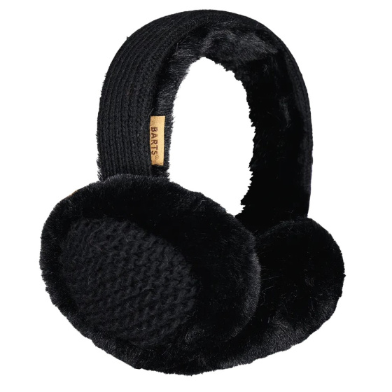 Bigwit Faux Fur Earmuffs Black - Barts