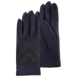 Gants Femme Tactiles Laine Marine - Isotoner
