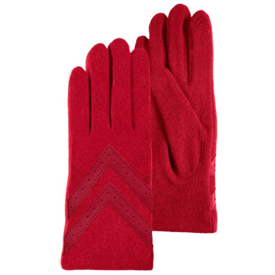 Women's Touchscreen Wool Gloves Red - Isotoner